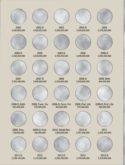 Harris Folder: Lincoln Cents #3 1975- 2013 #2674