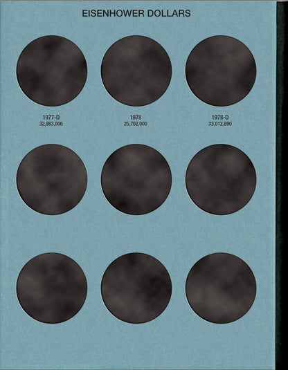 Whitman Folder: Eisenhower/Susan B Dollars- 1971-1999 #9023