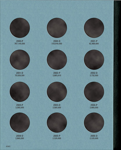 Whitman Folder: Sacagawea Dollars: 2000-2010 #8060