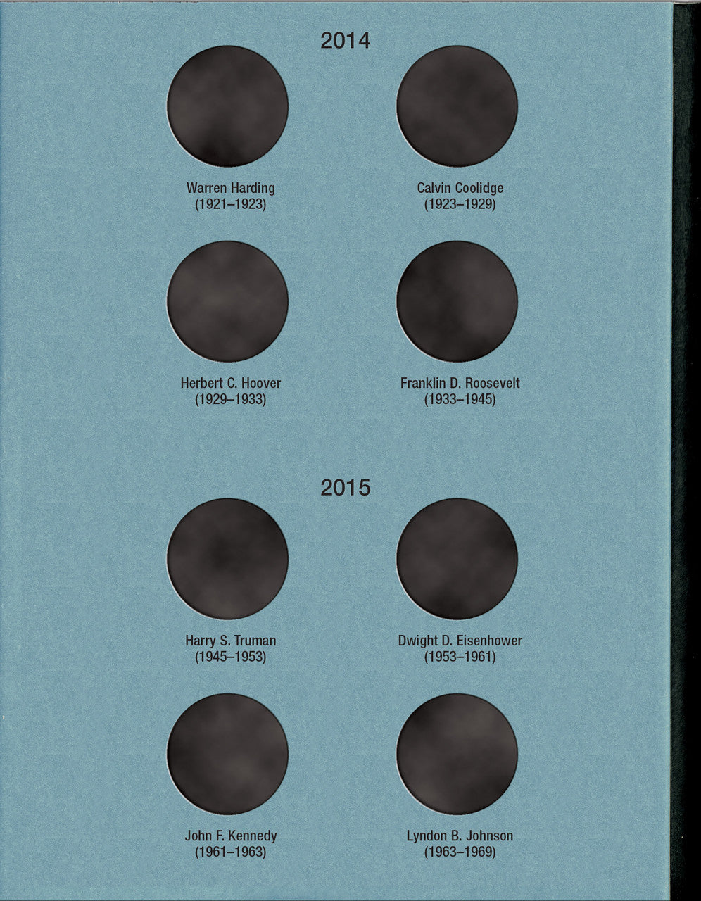 Whitman Folder Presidential Dollar #2 2012- #2182