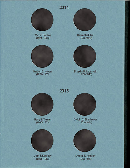 Whitman Folder Presidential Dollar #2 2012- #2182