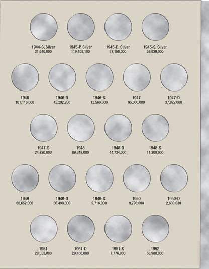 Harris Folder: Jefferson Nickels #1 1938-1961 #2679