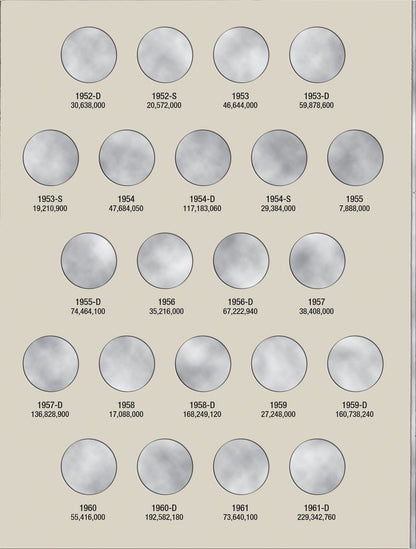 Harris Folder: Jefferson Nickels #1 1938-1961 #2679