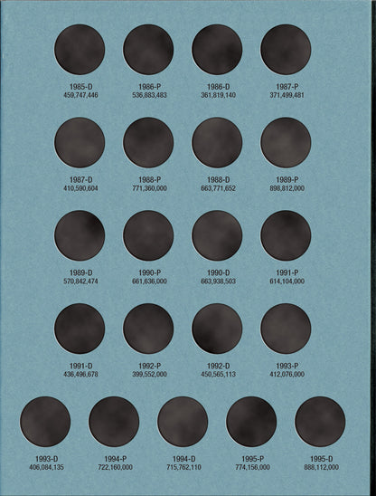 Whitman Folder: Jefferson Nickels #2: 1962-1995 #9039
