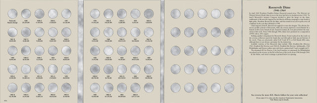 Harris Folder: Roosevelt Dimes #1 1946-1964 #2684