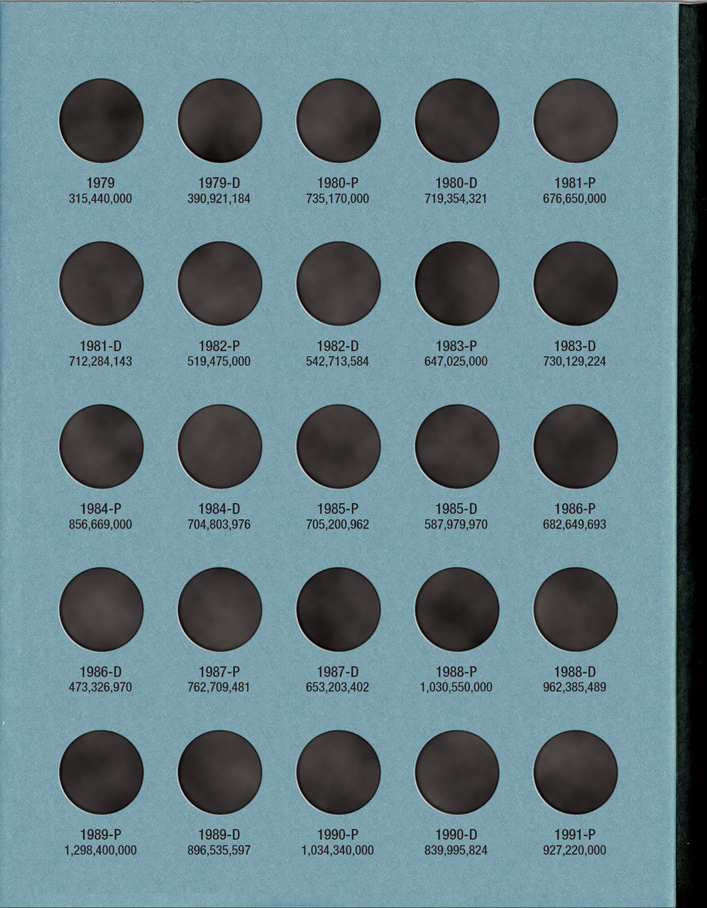 Whitman Folder: Roosevelt Dimes #2: 1965-2004 #9034