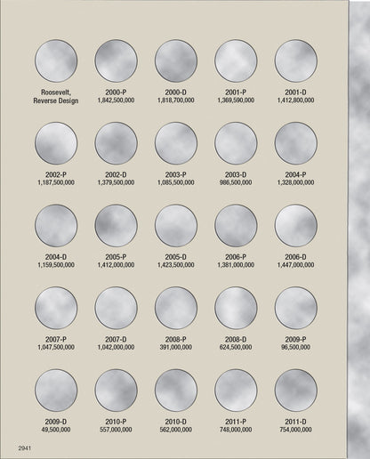 Harris Folder: Roosevelt Dimes #3 2000- #2941