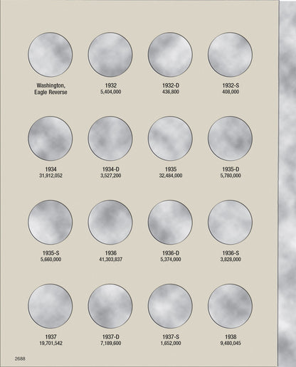 Harris Folder: Washington Quarters #1 1932-1947 #2688