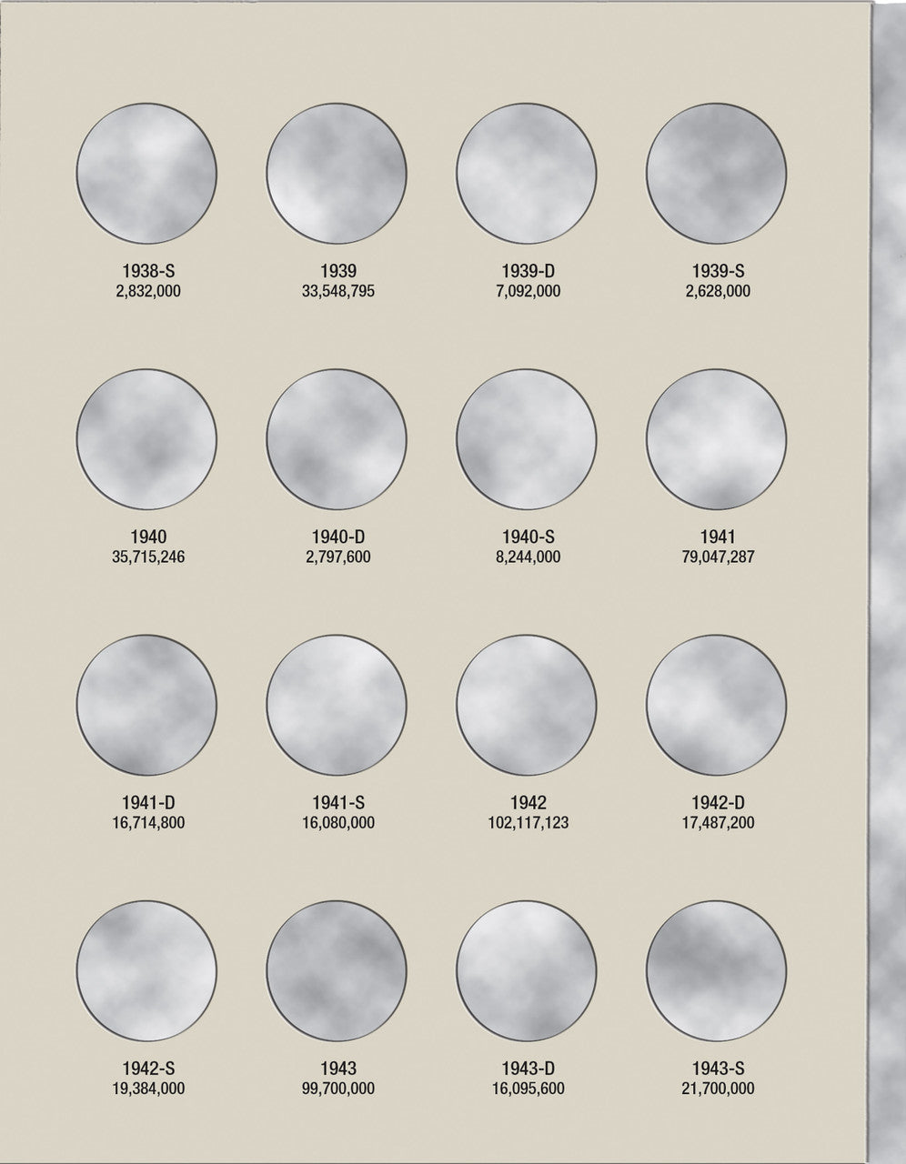 Harris Folder: Washington Quarters #1 1932-1947 #2688