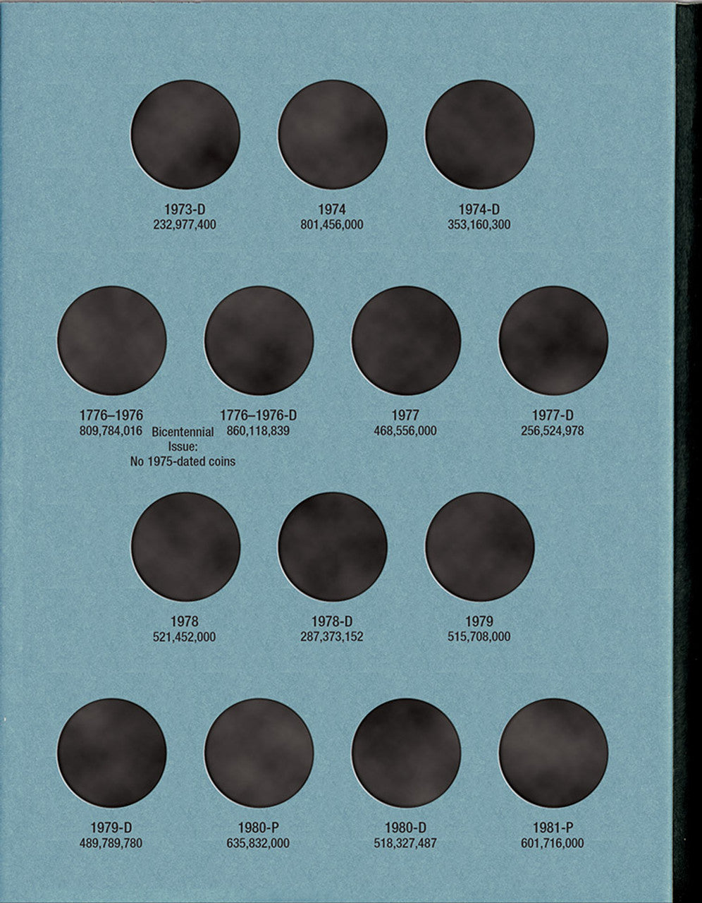 Whitman Folder: Washington Quarters #3: 1965-1987 #9040