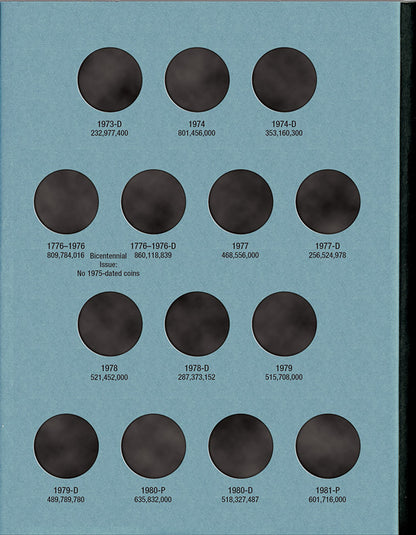 Whitman Folder: Washington Quarters #3: 1965-1987 #9040