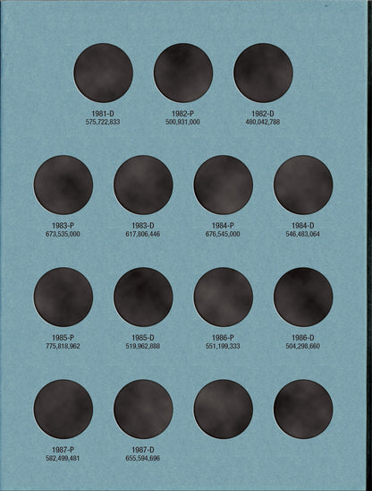 Whitman Folder: Washington Quarters #3: 1965-1987 #9040
