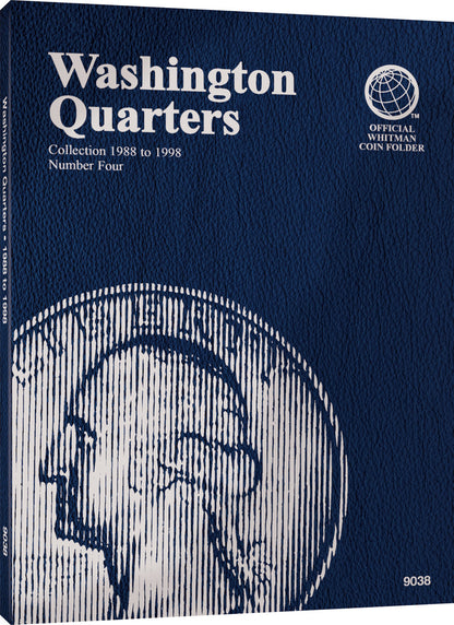Whitman Folder: Washington Quarters #4: 1988-1998 #9038