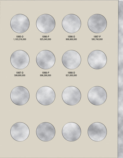 Harris Folder: Washington Quarters #4 1988-1998 #2691