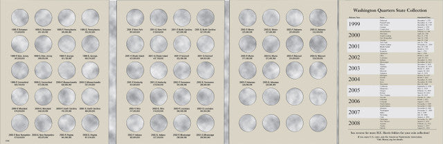 Harris Folder: State Quarters (50 openings) 1999-2003 #2580