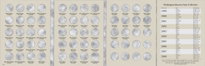 Harris Folder: State Quarters (50 openings) 1999-2003 #2580