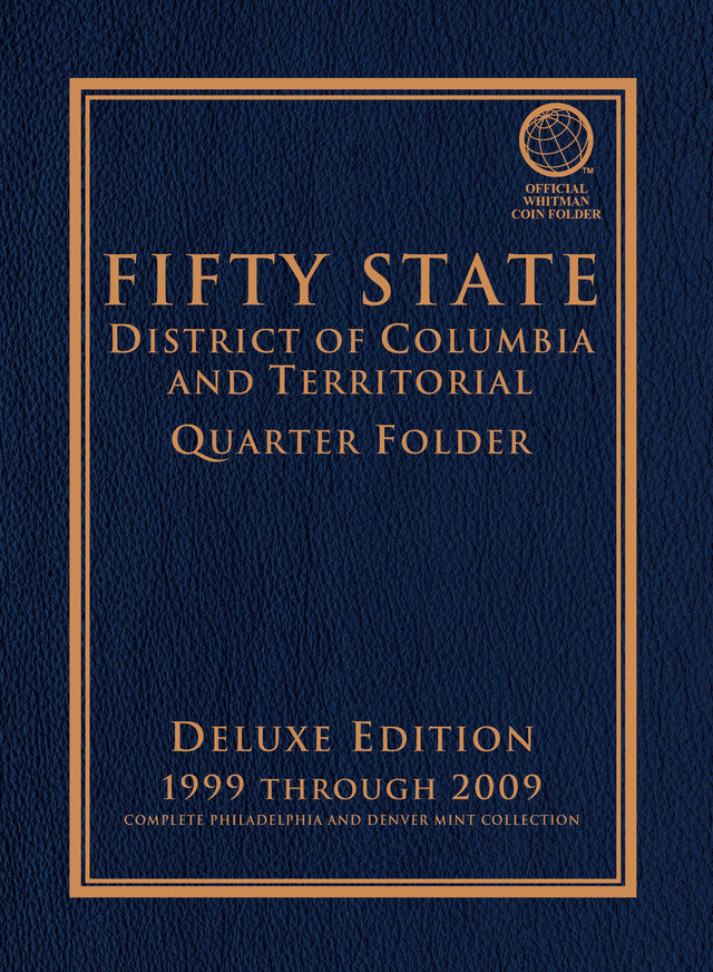Whitman Folder: States & Territorial Quarters Deluxe- 1999-2009 #8078