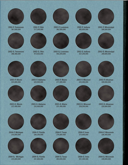 Whitman Folder: States & Territorial Quarters Deluxe- 1999-2009 #8078