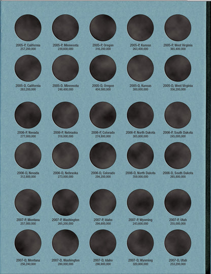 Whitman Folder: States & Territorial Quarters Deluxe- 1999-2009 #8078