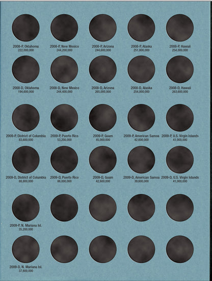 Whitman Folder: States & Territorial Quarters Deluxe- 1999-2009 #8078