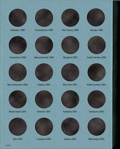 Whitman Folder: Official State Quarter- 1999-2009 #8097
