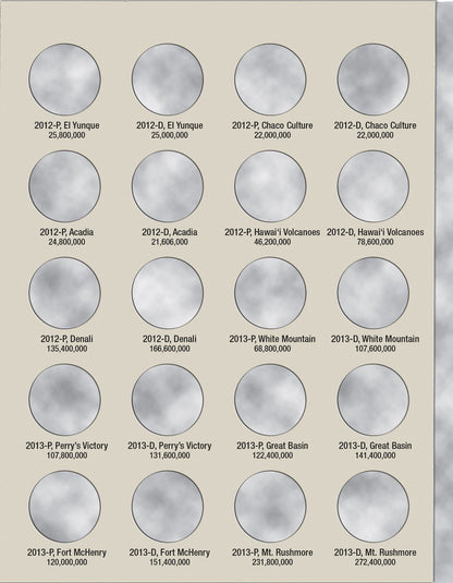 Harris Folder: National Park Quarters P&D Vol I #2880