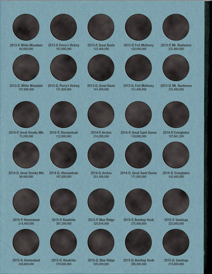 Whitman Folder: National Parks P&D 2010-2021 #8752