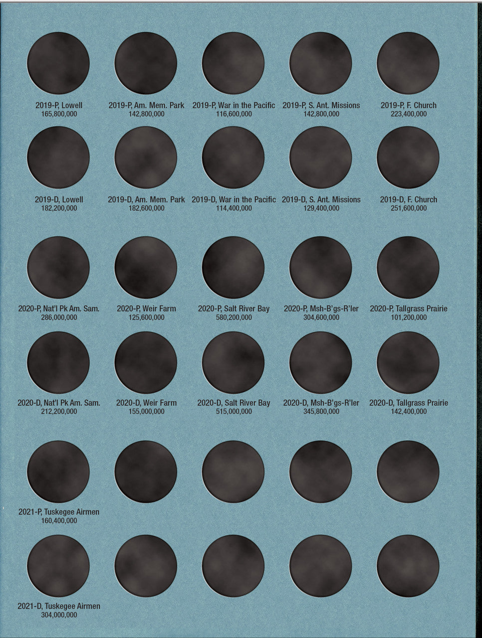 Whitman Folder: National Parks P&D 2010-2021 #8752
