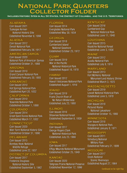 Harris Folder: National Park Quarters P&D #8795