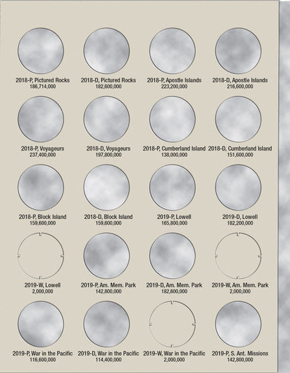 Harris Folder: National Park Quarters P&D Vol II #2881