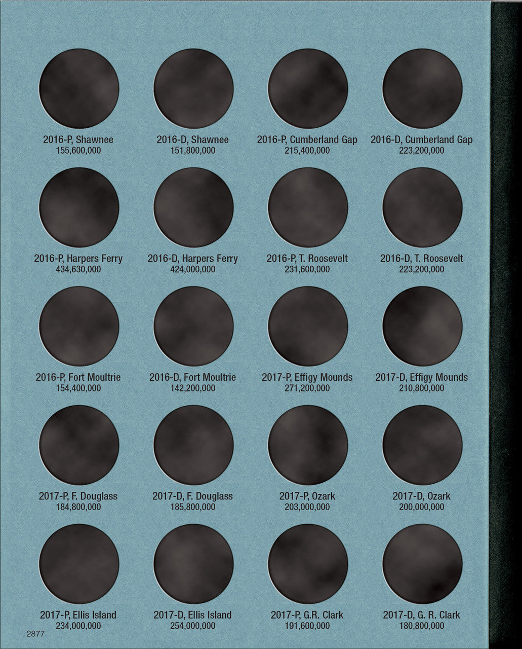 Whitman Folder: National Parks P&D Vol II 2016-2021 #2877