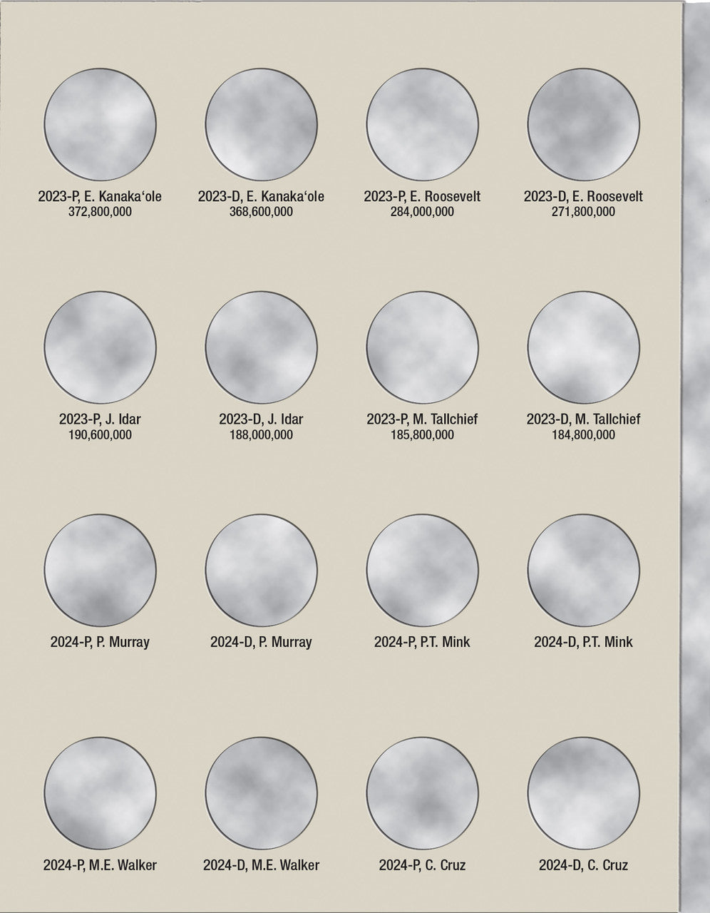 Harris Folder: Crossing the Delaware and American Women Quarters Collection - #4952