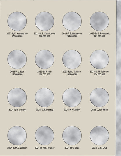 Harris Folder: Crossing the Delaware and American Women Quarters Collection - #4952