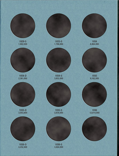 Whitman Folder: Walking Liberty Half Dollars #1- 1916-1936 #9021