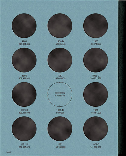 Whitman Folder: Kennedy Half Dollars #1: 1964-1985 #9699