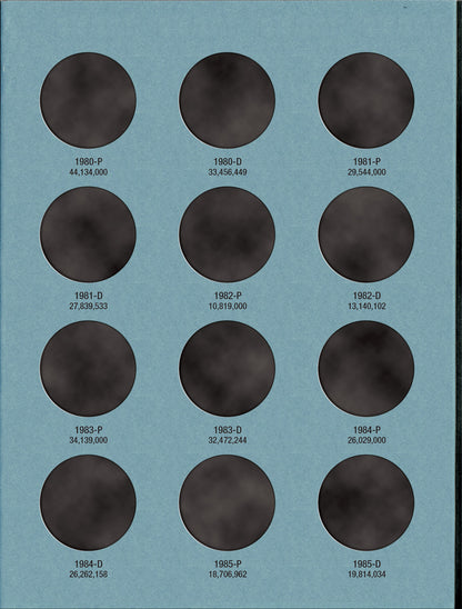 Whitman Folder: Kennedy Half Dollars #1: 1964-1985 #9699