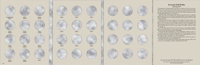Harris Folder: Kennedy Half Dollars #4 - Starting 2017 #4686