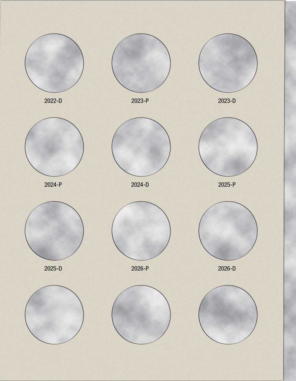 Harris Folder: Kennedy Half Dollars #4 - Starting 2017 #4686