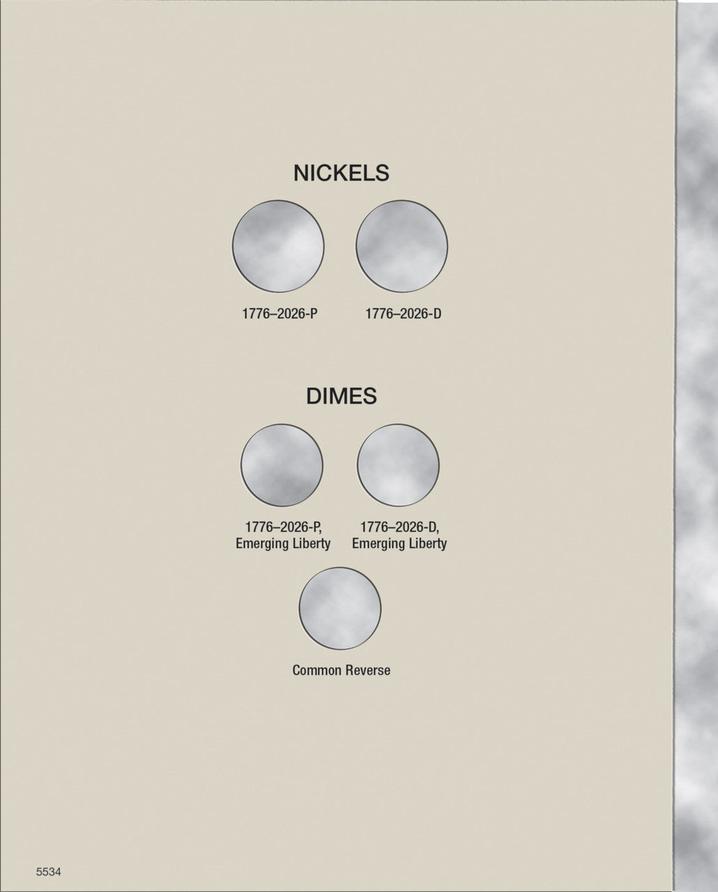 Harris Folder: United States 250th Anniversary Collection: 2026 - #5534