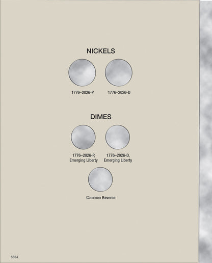 Harris Folder: United States 250th Anniversary Collection: 2026 - #5534