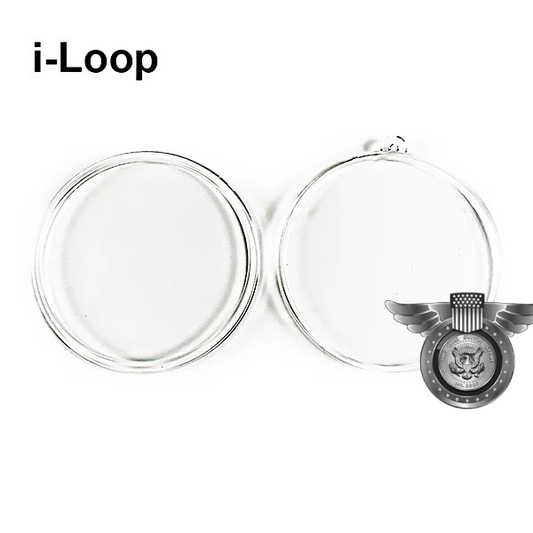 Air-Tite Model "I- Loop" Coin Capsules (Ornament Holder)