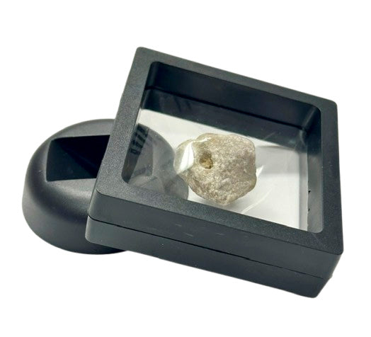 3D Black Floating Diagonal  Frame Display Case With Stand  -  SMALL