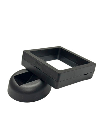 3D Black Floating Diagonal  Frame Display Case With Stand  -  SMALL