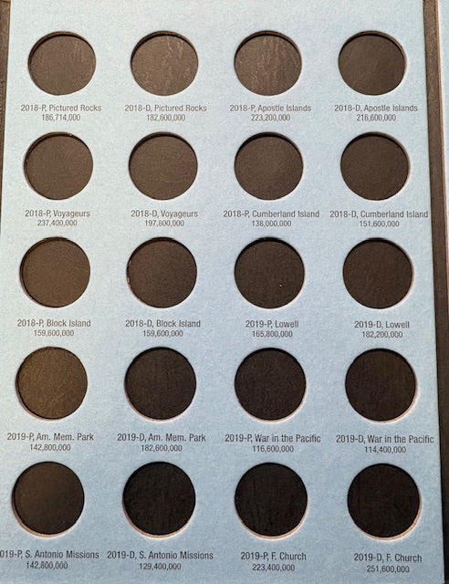 Whitman Folder: National Parks P&D Vol II 2016-2021 #2877