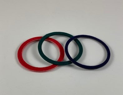 38mm Air-Tite "I / I Loop"  Colored Velour Rings Only - BLUE