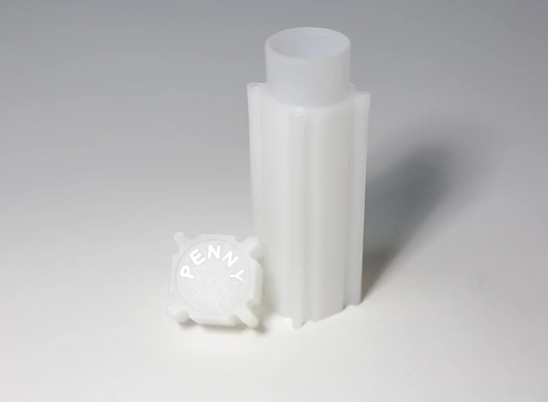 Coin Safe Archival Plastic Coin Tubes – Lot Of 25 Half Dollar Size Square Storage