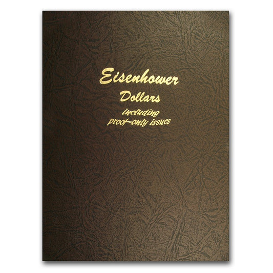 Dansco Album #8176 for Eisenhower Dollars: 1971-1978 w/proofs