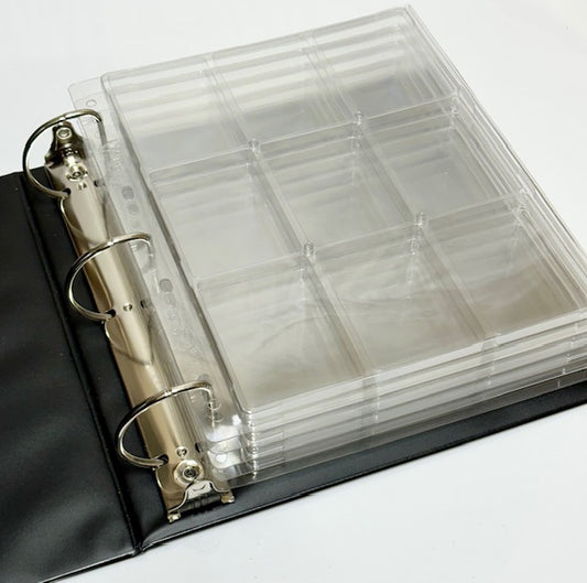 BCW 3" Binder INCLUDES -  5 Guardhouse Coin Slab Pages