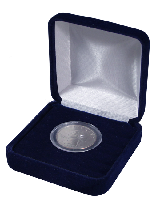JP's Corner Blue Velvet Display Boxes - Small - Model A