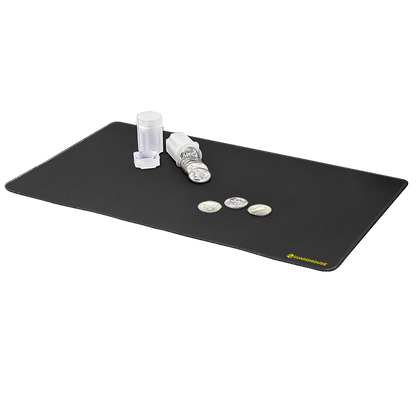 Desk Mat with Stitched Edges - 14 x 24 (Black) - 668757
